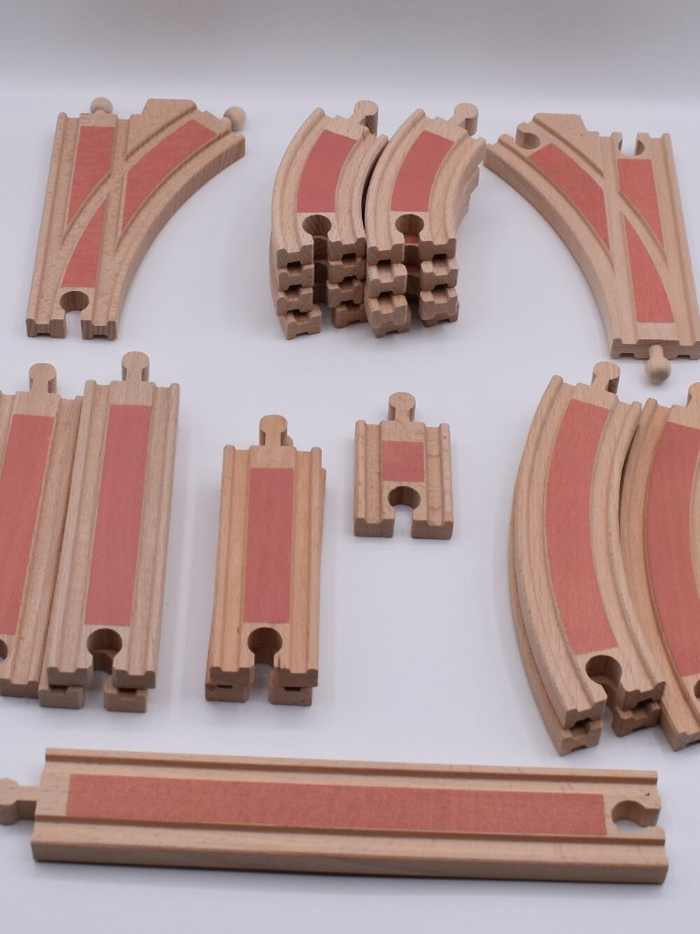 Brio Bob The Builder Wooden Track Set 20 Pieces Thomas Compatible Curved Straigh